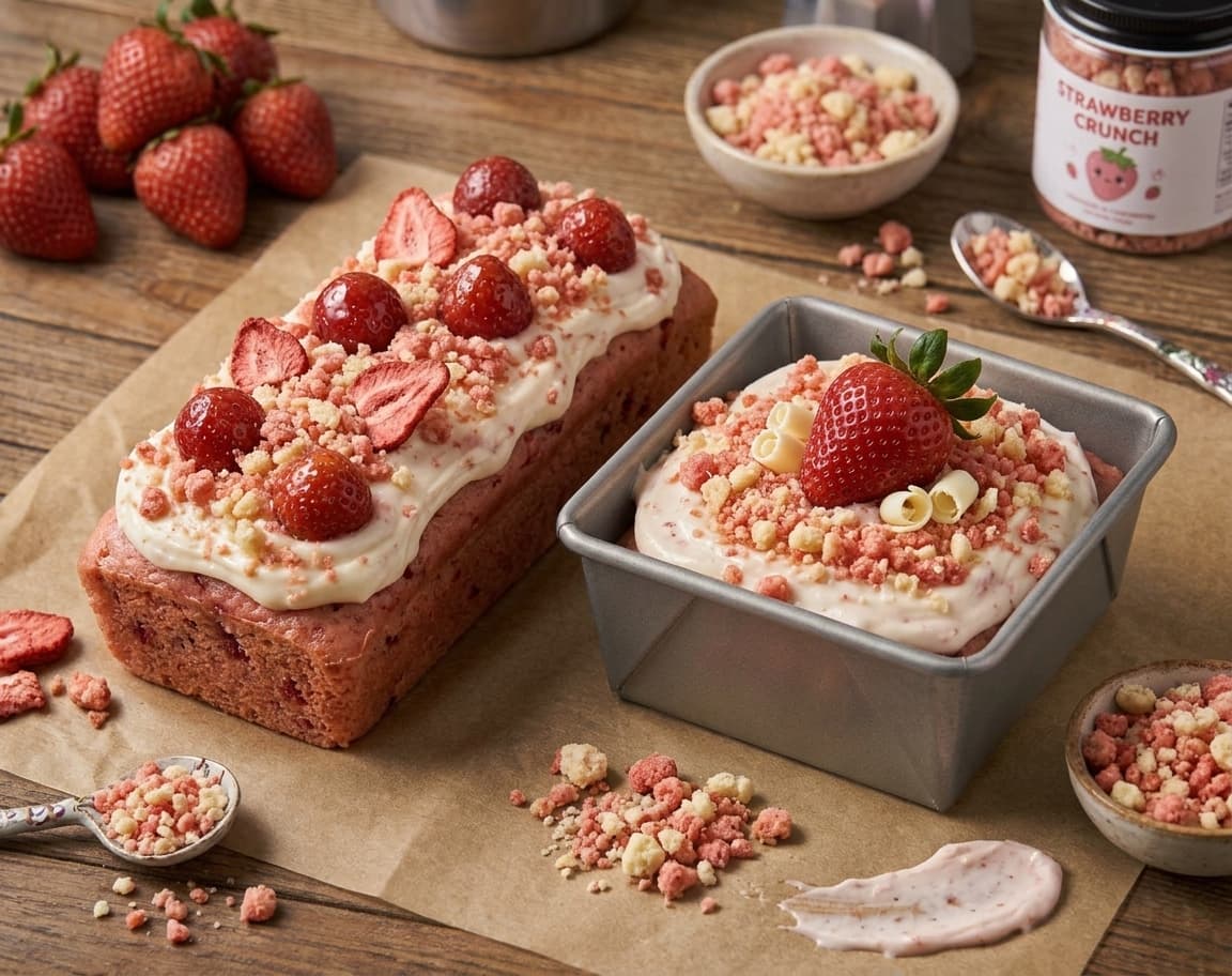 Tiny Mini Cakes — Strawberry Crunch